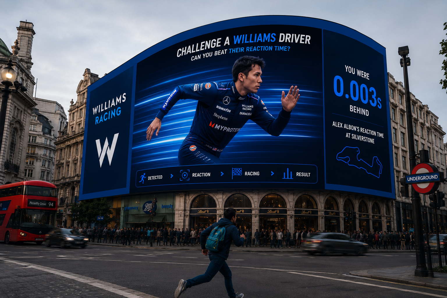 Challenge a Williams Driver